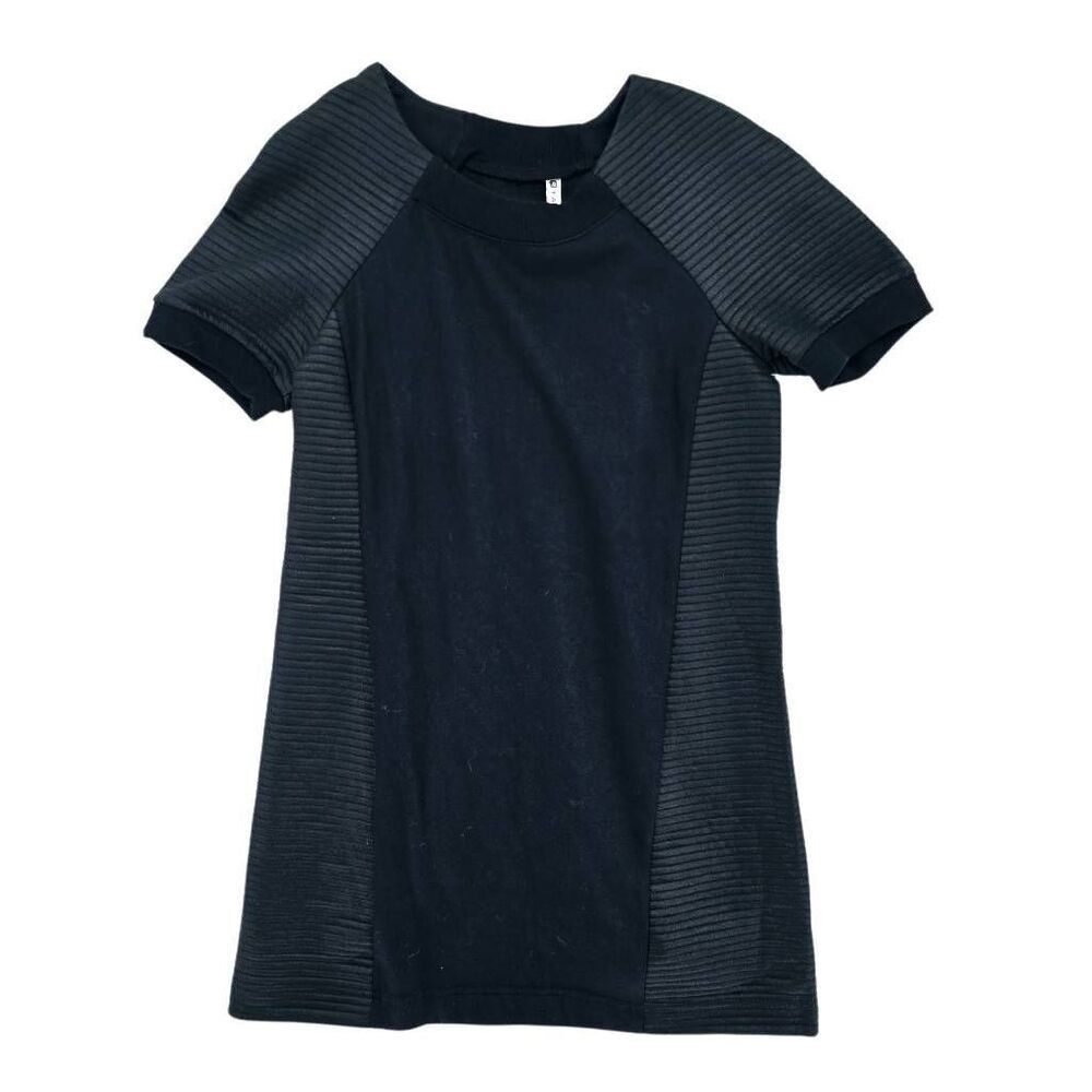 Fabletics Brenna Coated Black Athletic Dress M New
